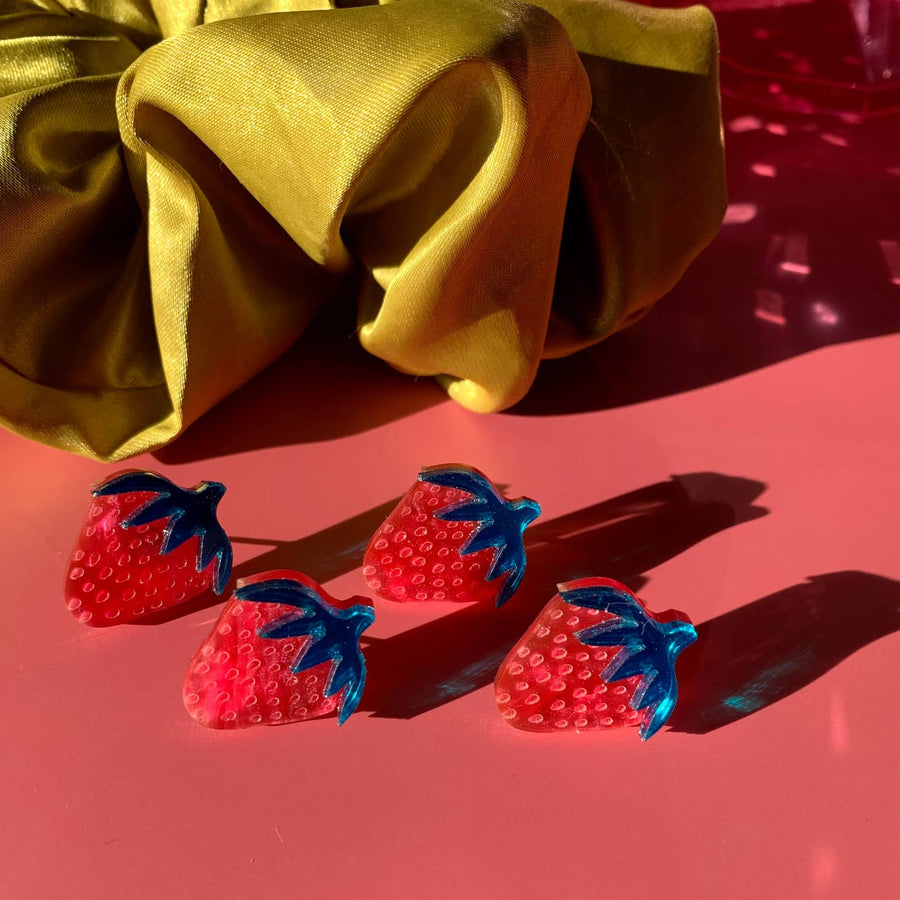 Pink Baby Berries Earrings
