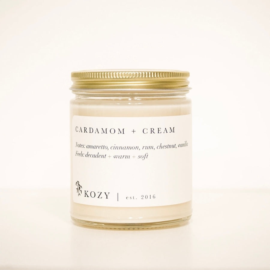 Cardamom + Cream Soy Candle