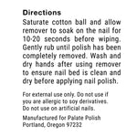 Soy Nail Polish Remover - Salix Intimates